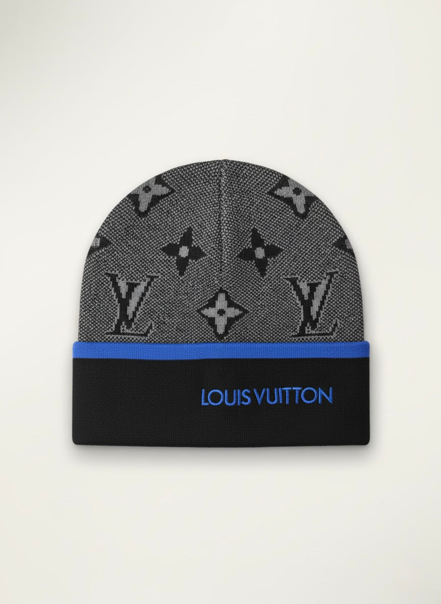 Louis Vuitton Beanie Black Blue
