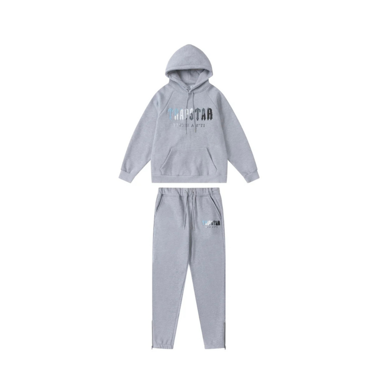 Trapstar Decoded Tracksuit Grey Blue