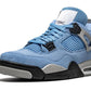 AIR JORDAN 4 RETRO
"University Blue"