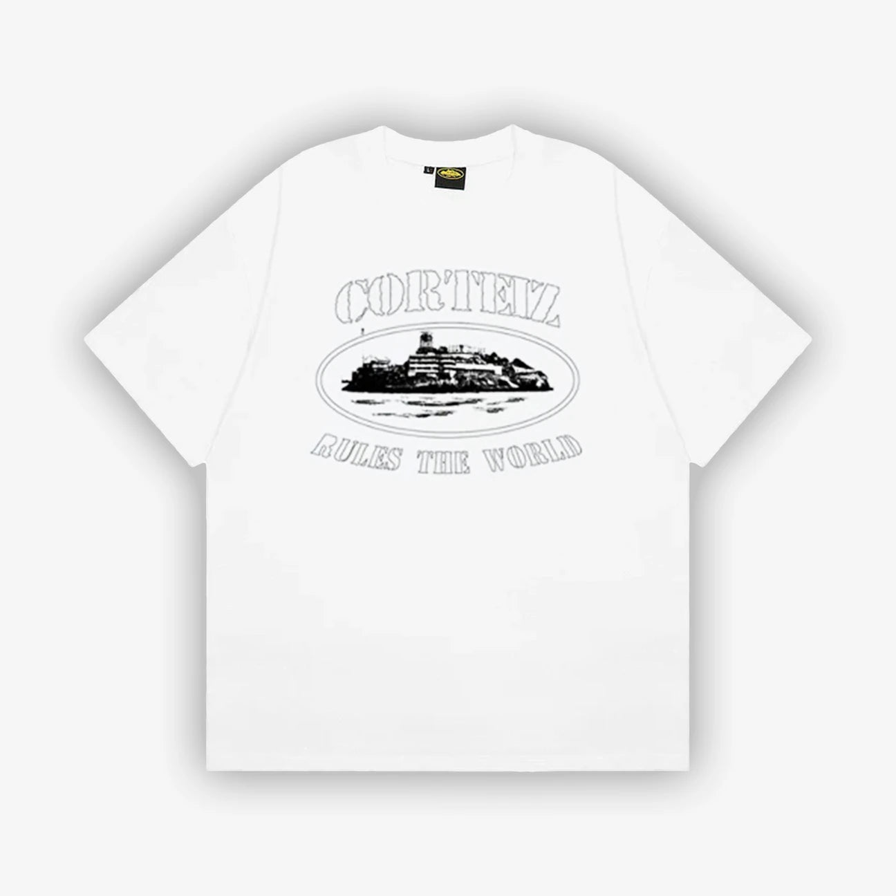 Corteiz Alcatraz T-shirt White