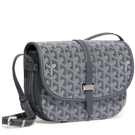 Goyard Goyardine Belvedere PM Messenger Bag Grey