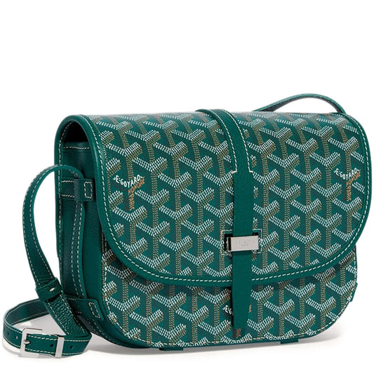 Goyard Goyardine Belvedere PM Messenger Bag Green