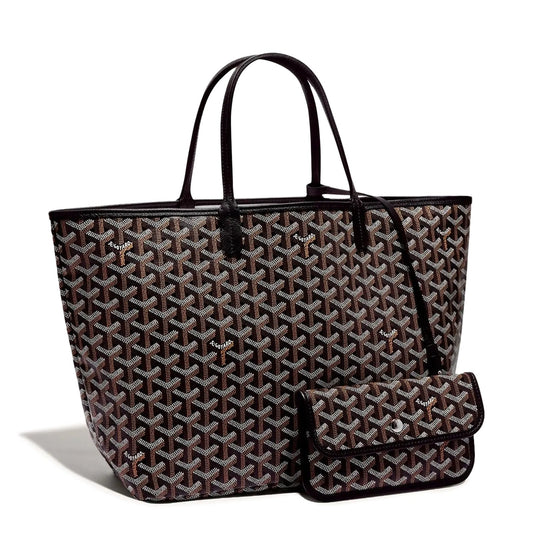 GOYARD SAINT LOUIS PM TOTE BAG  BLACK