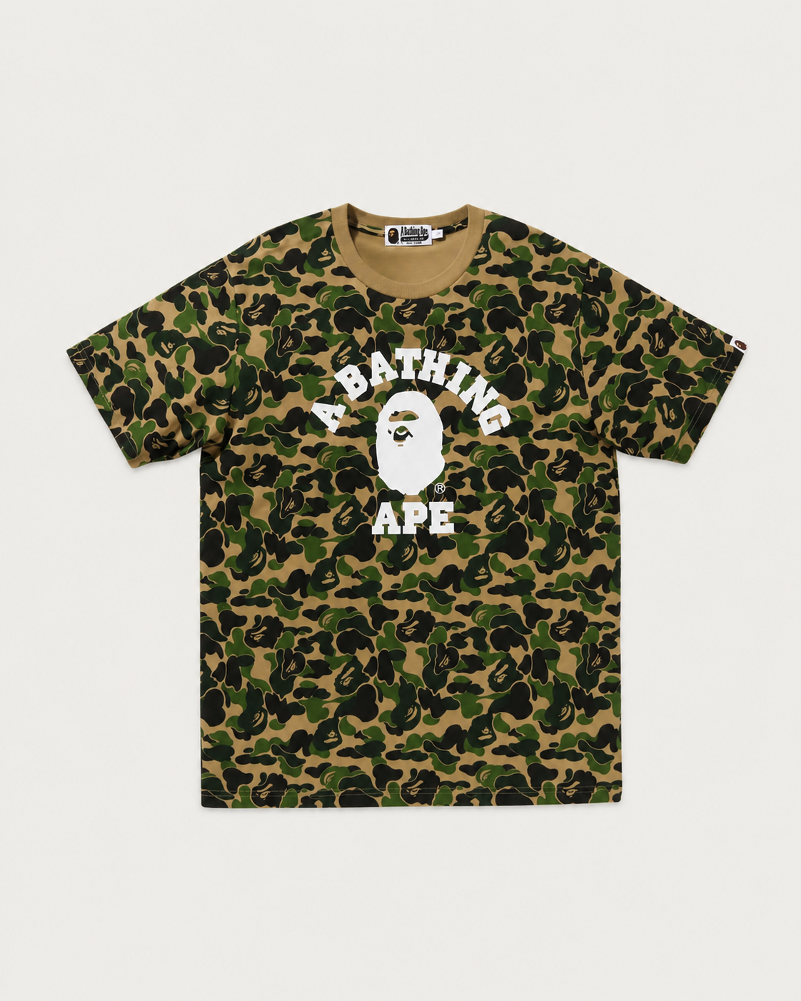 Bape Tee Grey Camo