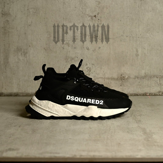 Dsquared2 Lace Up Low Black&White