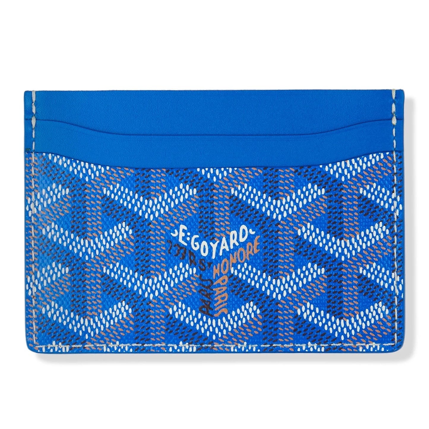 Goyard Sulpice Card Holder Blue