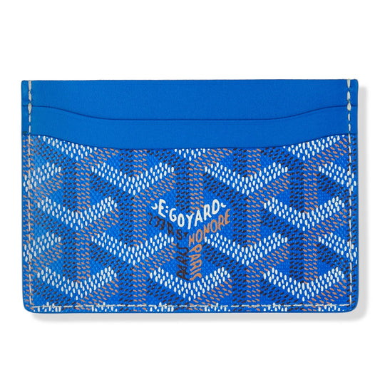 Goyard Sulpice Card Holder Blue