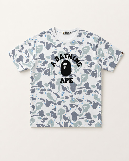Bape Tee White Camo