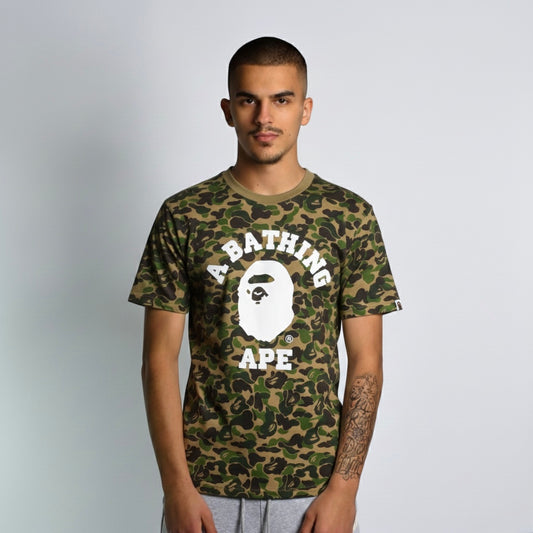 Bape Tee Green Camo