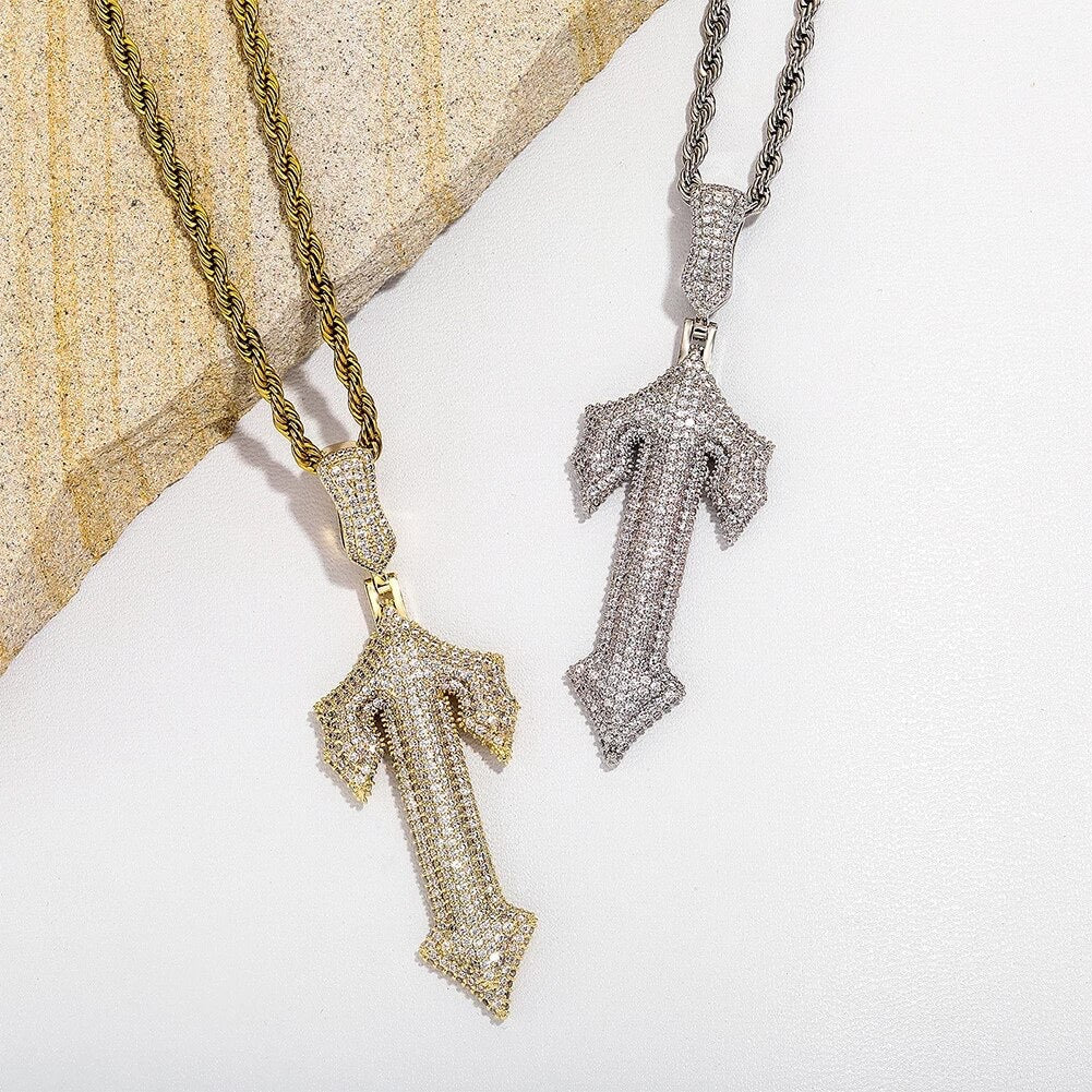 Trapstar Irongate T Logo Pendant with Gold/Silver Chain