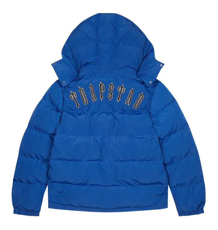 TRAPSTAR DAZZLING BLUE IRONGATE JACKET DETACHABLE HOOD