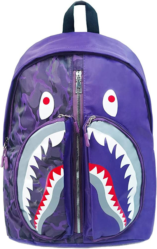 Bape Shark Back Pack Purple