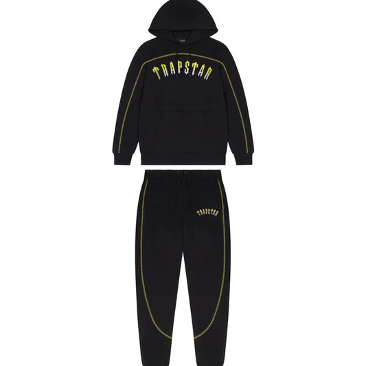 TRAPSTAR X CENTRAL CEE TRACKSUIT BLACK YELLOW