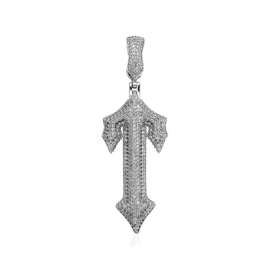 Trapstar Irongate T Logo Pendant with Gold/Silver Chain