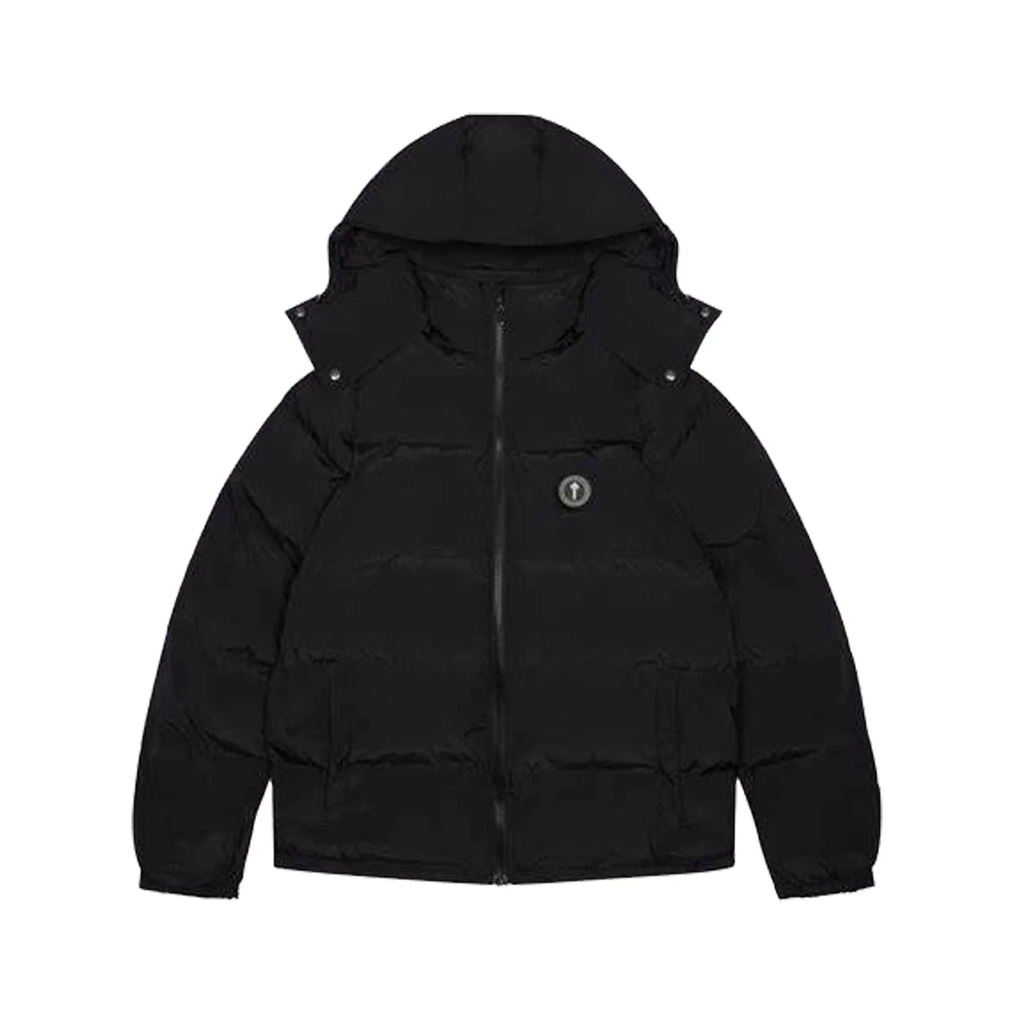 TRAPSTAR DECODED HOODED PUFFER 2.0 JACKET - BLACK